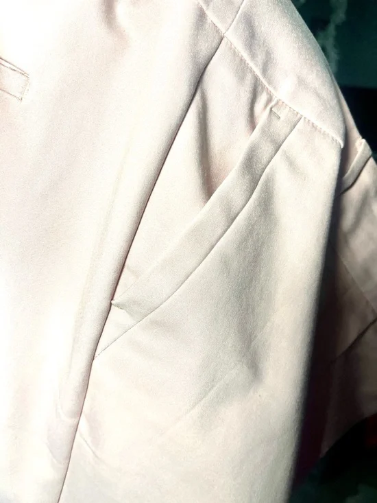 LOFT Blush Pink Straight-Leg Trousers - Picture 6 of 10